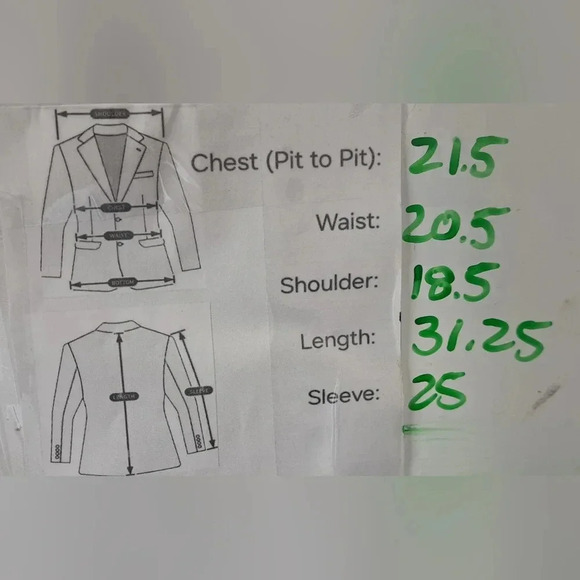 Vintage 80s 90s Stafford Men's Blazer Sport Coat Tailored in USA Blue 43R  42R - Picture 15 of 16